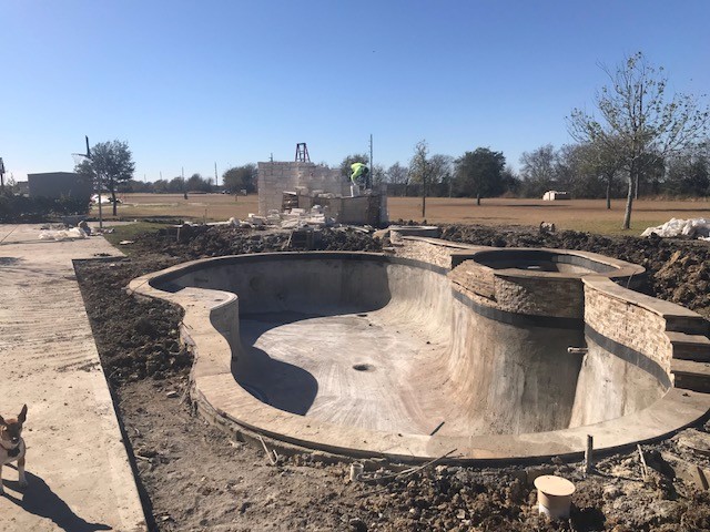 Pools Under Construction