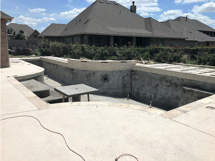 Pools Under Construction