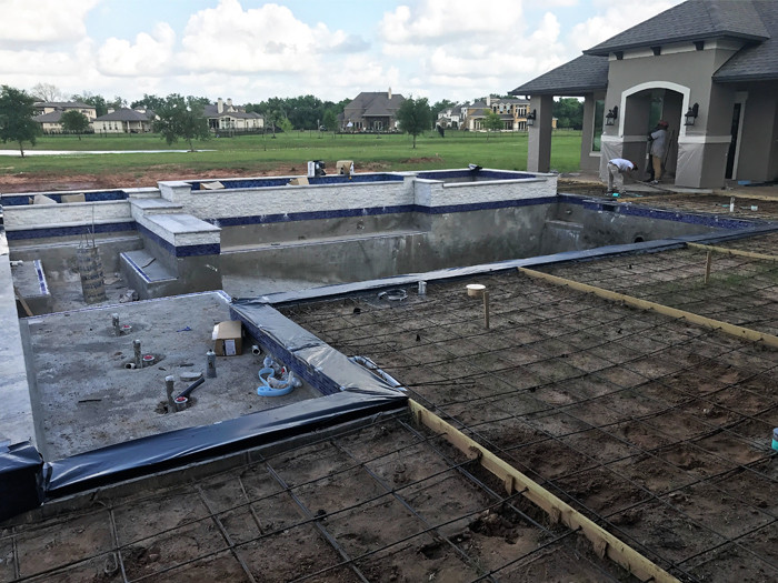 Pools Under Construction