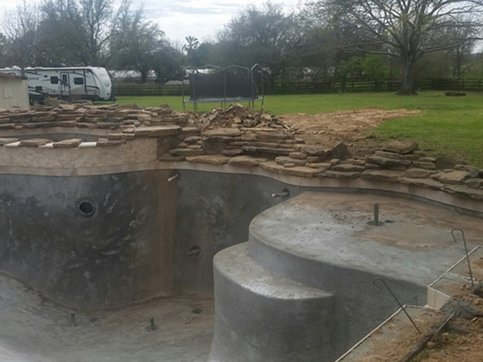 Pools Under Construction
