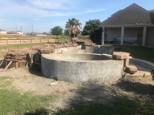 Pools Under Construction