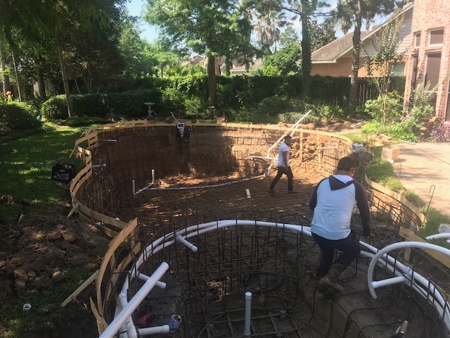 Pools Under Construction