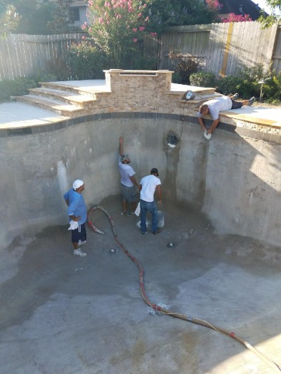 Pools Under Construction