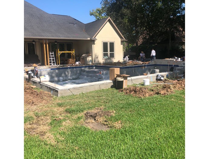 Pools Under Construction