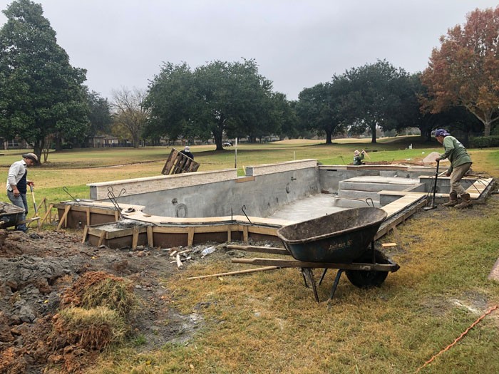 Pools Under Construction