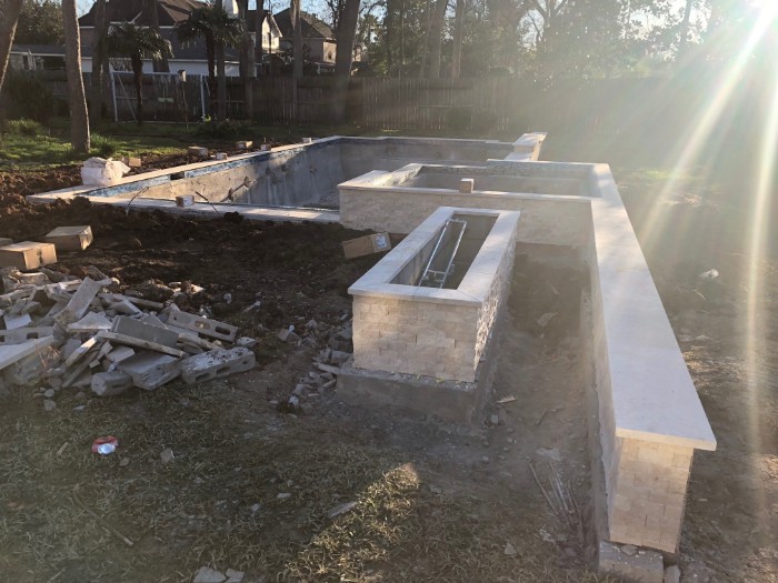Pools Under Construction