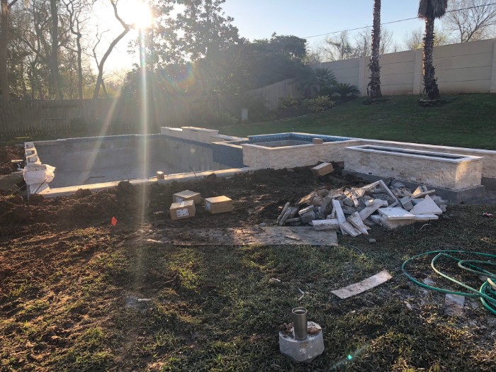 Pools Under Construction