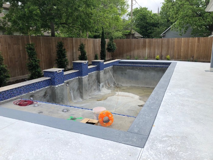 Pools Under Construction