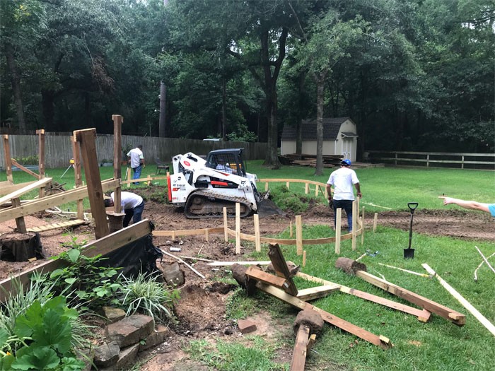 Pools Under Construction