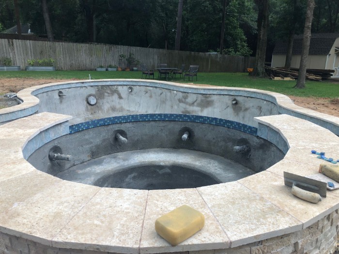 Pools Under Construction