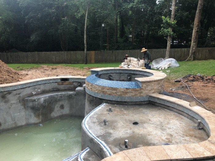 Pools Under Construction