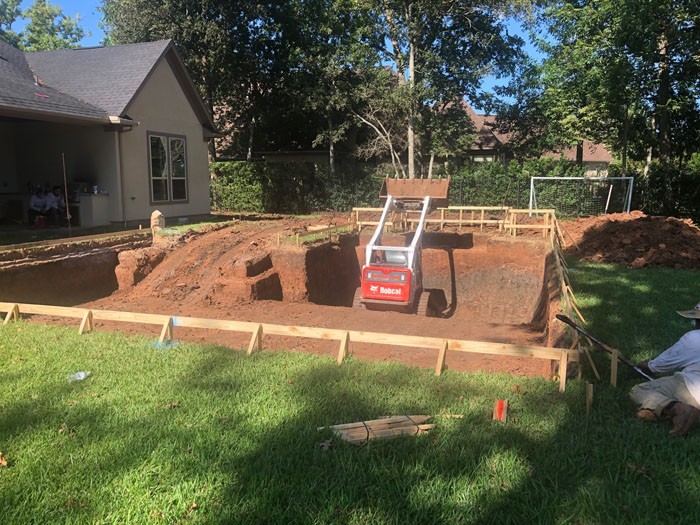 Pools Under Construction