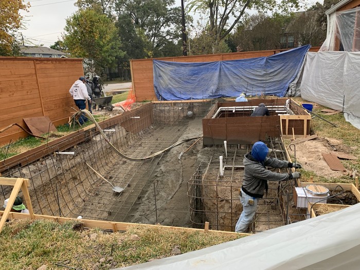 Pools Under Construction