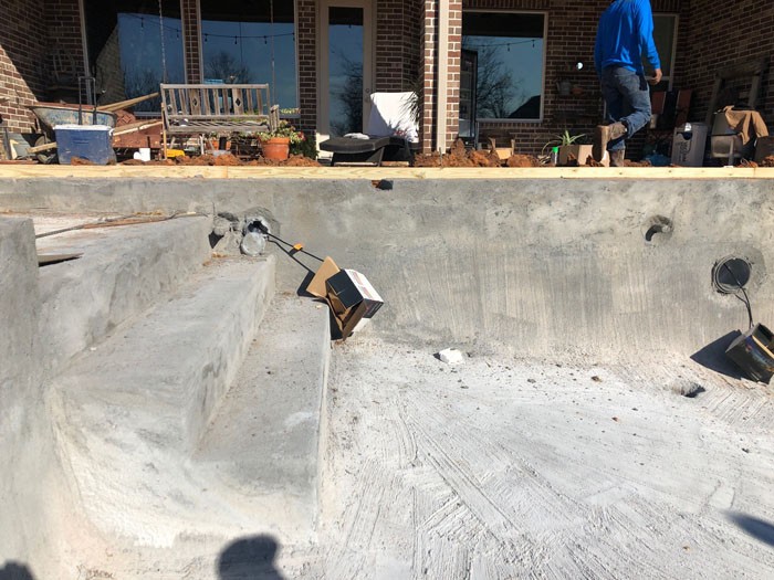 Pools Under Construction