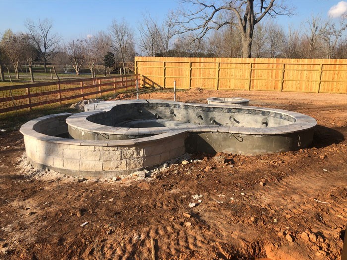 Pools Under Construction