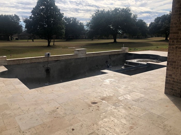 Pools Under Construction