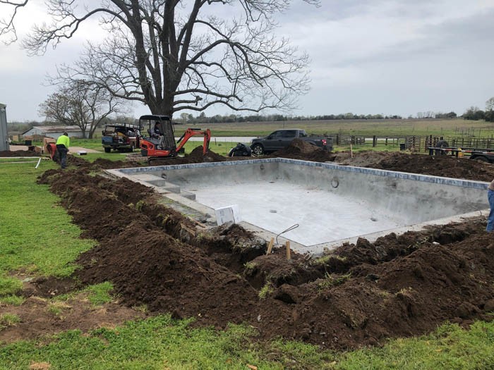 Pools Under Construction