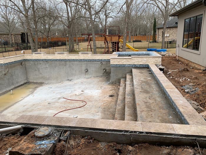 Pools Under Construction