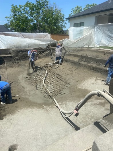Pools Under Construction