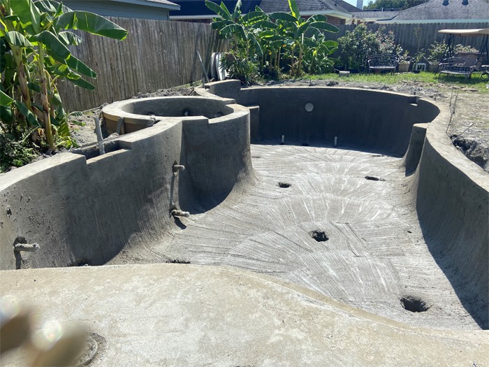 Pools Under Construction