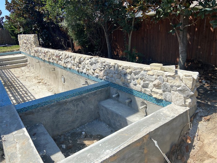 Pools Under Construction