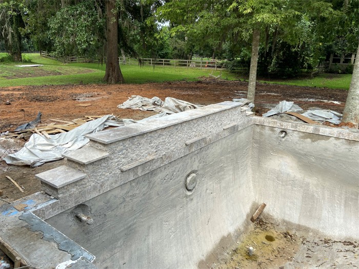 Pools Under Construction