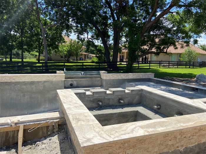 Pools Under Construction